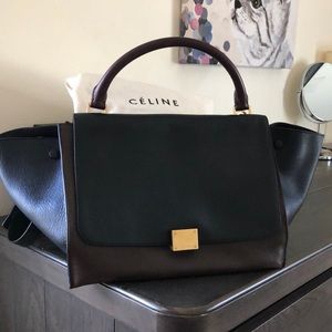 Celine trapeze bag medium tri-color